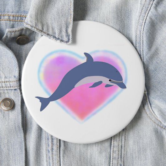 Delphin-Liebeknopf Button (Beispiel)