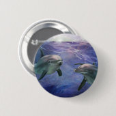 Delphin-Magie Button (Vorne & Hinten)