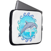 Delphin Maori- Sun Laptopschutzhülle (Vorne Rechts)