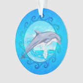 Delphin Maori- Sun Ornament (Vorderseite)