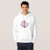 Delphin mit Anchor Hoodie (Vorne ganz)