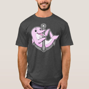 Delphin mit Anchor T-Shirt