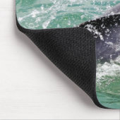 Delphin mit dem Mittagessen Mousepad (Ecke)