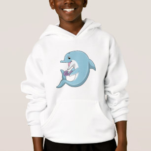 Delphin mit Perle Hoodie