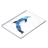 Delphin-Notizbuch Notizblock (Linke Seite)