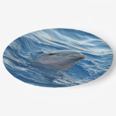 Delphin Pappteller (Schrägansicht)