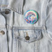Delphin-Party-Teller Button (Beispiel)