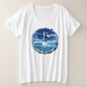 DELPHIN-PODCAST-PARTY GROßE GRÖßE T-Shirt