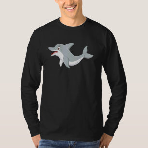 Delphin Porpoise Schwimmen Meeressäugetiere Clown T-Shirt