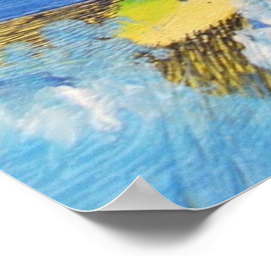 Delphin Poster (Ecke)