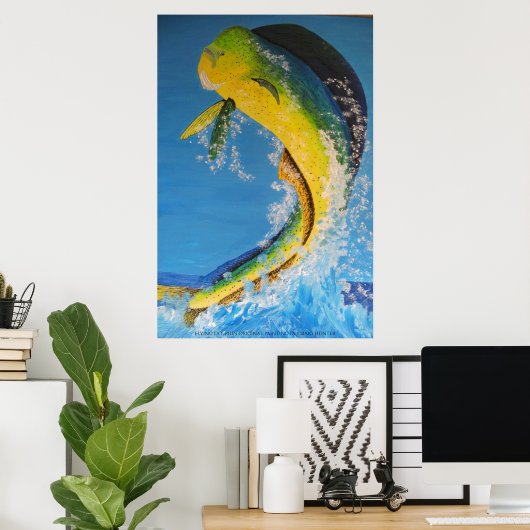 Delphin Poster (Heimbüro)