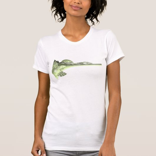 Delphin-Punkt-Damen-T-Shirt T-Shirt (Vorderseite)