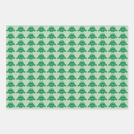 Delphin-Schweinefrosch Geschenkpapier Set (Vorderseite 3)