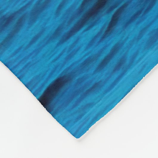 Delphin-Seeozean-Fleece-Decke  Fleecedecke (Ecke)