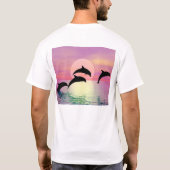 Delphin-Silhouette T-Shirt (Rückseite)