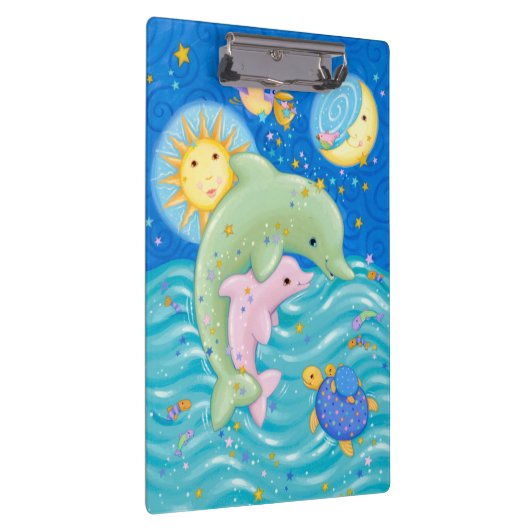 Delphin-Spiel Klemmbrett (Rechts)