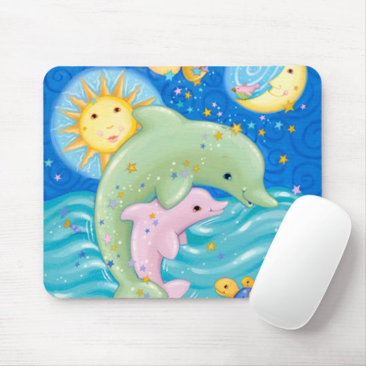 Delphin-Spiel Mousepad (Mit Mouse)