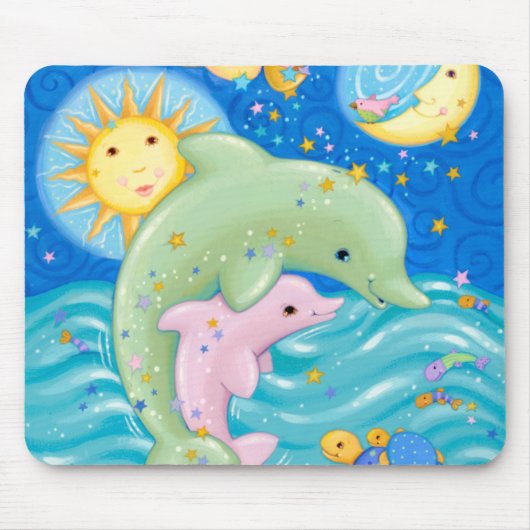 Delphin-Spiel Mousepad (Vorne)
