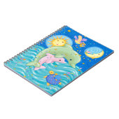 Delphin-Spiel Notizblock (Linke Seite)