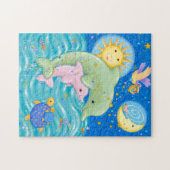 Delphin-Spiel Puzzle (Horizontal)