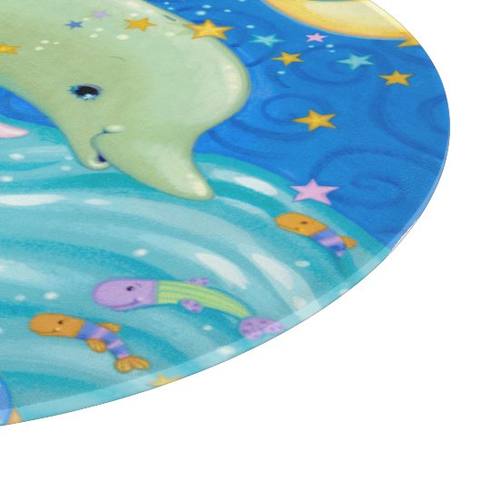 Delphin-Spiel Schneidebrett (Ecke)