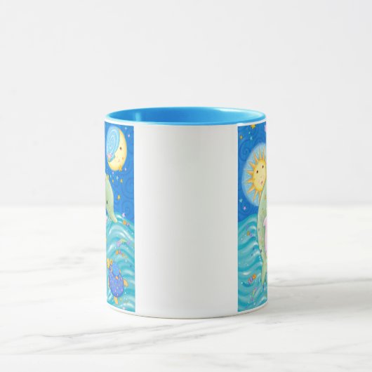 Delphin-Spiel Tasse (Zentrum)