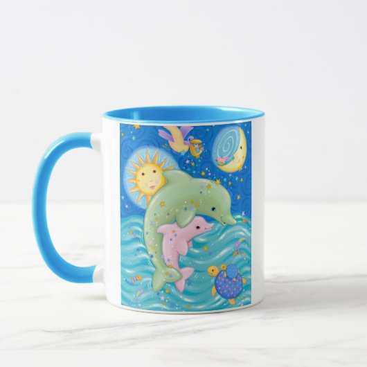 Delphin-Spiel Tasse (Links)