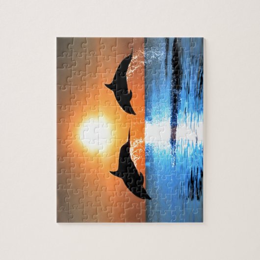 Delphin-Springen Puzzle (Vertikal)