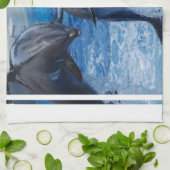 Delphin-springendes Tuch (Gefaltet)