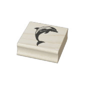 Delphin-Springschwanz Gummistempel (Stempel)