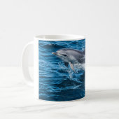 Delphin-Spritzen Kaffeetasse (Vorderseite Links)