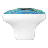 Delphin-Steigen Keramikknauf (Seitenansicht)