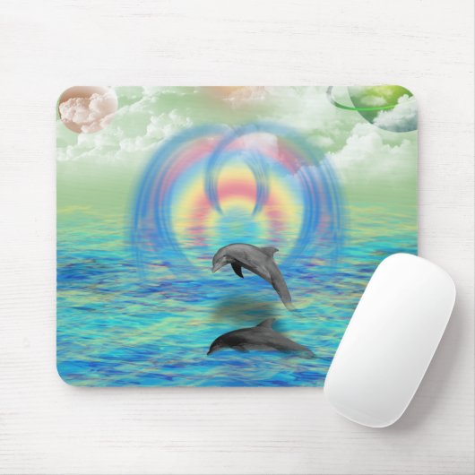 Delphin-Steigen Mousepad (Mit Mouse)