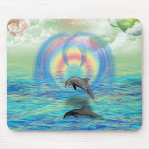 Delphin-Steigen Mousepad