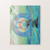 Delphin-Steigen Puzzle (Vertikal)