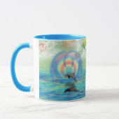 Delphin-Steigen Tasse (Links)