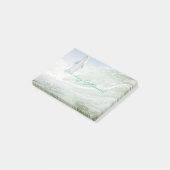 Delphin-Surfer Post-it Klebezettel (angewinkelt)