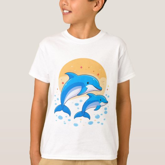 Delphin-T - Shirt (Vorderseite)