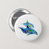 Delphin-Tanz Button (Vorne & Hinten)