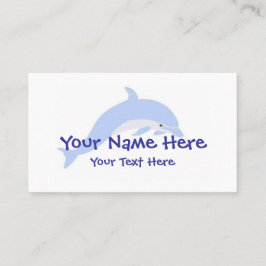Delphin-Tanz-Visitenkarte-Schablone Visitenkarte