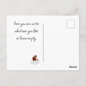 Delphin-Themenabend Kinder Aquarell zeichnend Postkarte (Rückseite)