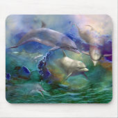 Delphin-Traumkunst Mousepad (Vorne)