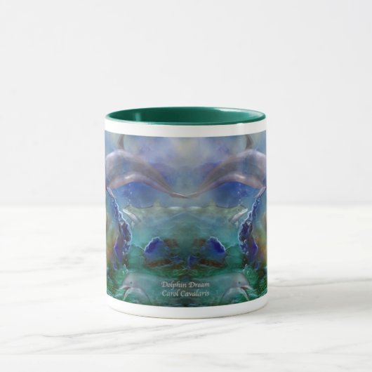 Delphin-Traumkunst-Tasse Tasse (Zentrum)