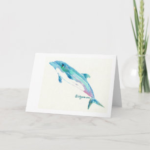 Delphin träumt Anmerkungs-Karte Karte