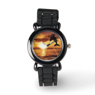 Delphin-Uhr Armbanduhr