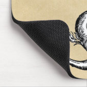 Delphin und Anker - Festina Lente Mousepad (Ecke)