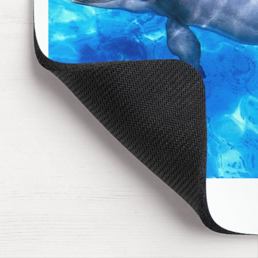 Delphin und Baby Mousepad (Ecke)