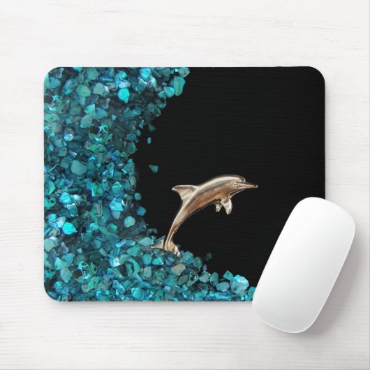 Delphin und Paua Muschel mousepad (Mit Mouse)