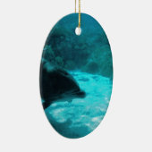 Delphin unter Wasser Keramikornament (Rechts)