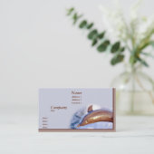 Delphin Visitenkarte (Stehend Vorderseite)